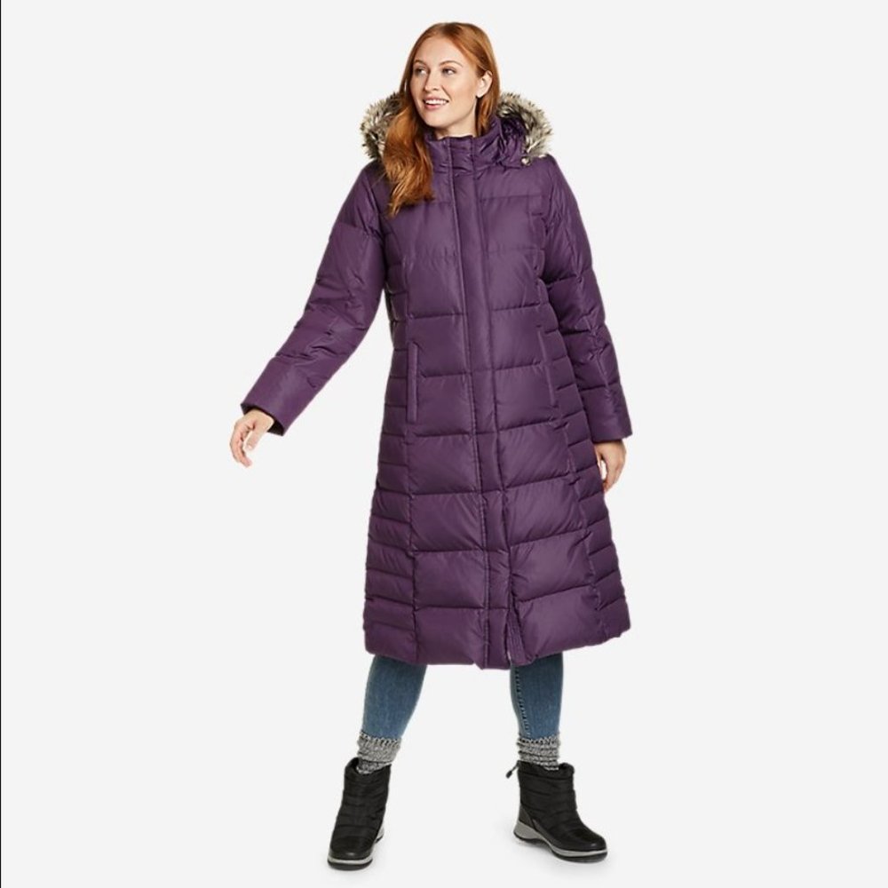 NWT Eddie Bauer Women's Lodge Down Duffle Coat